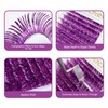 HAICHER Holographic Lash Tinsel, Colored Lash Extensions CC Curl 9-18mm