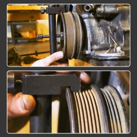 Unbranded BRAND NEW UNIVERSAL PULLER FOR RIBBED DRIVE PULLEY CRANKSHAFT REMOVER TOOL KIT