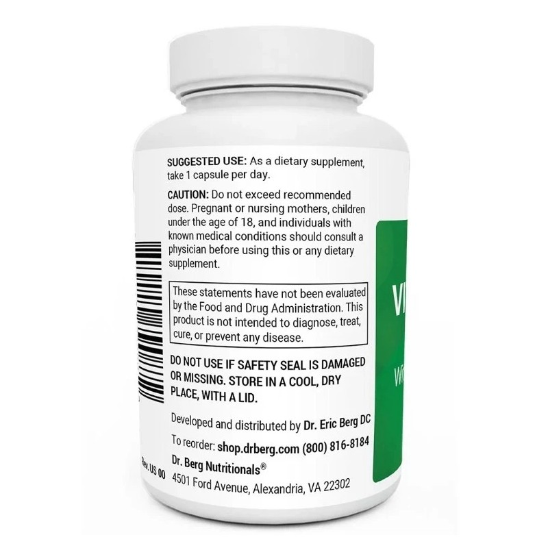 Dr. Berg Natural Vitamin B12, 3 PACK, 1000 mcg of