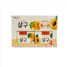 [RG564PS2] Apricot Soap, Subtle Scent Beauty Soap, 100g, 4-Pack / [RG564PS2]살구비누 은은한향 미용비누 100g 4개입