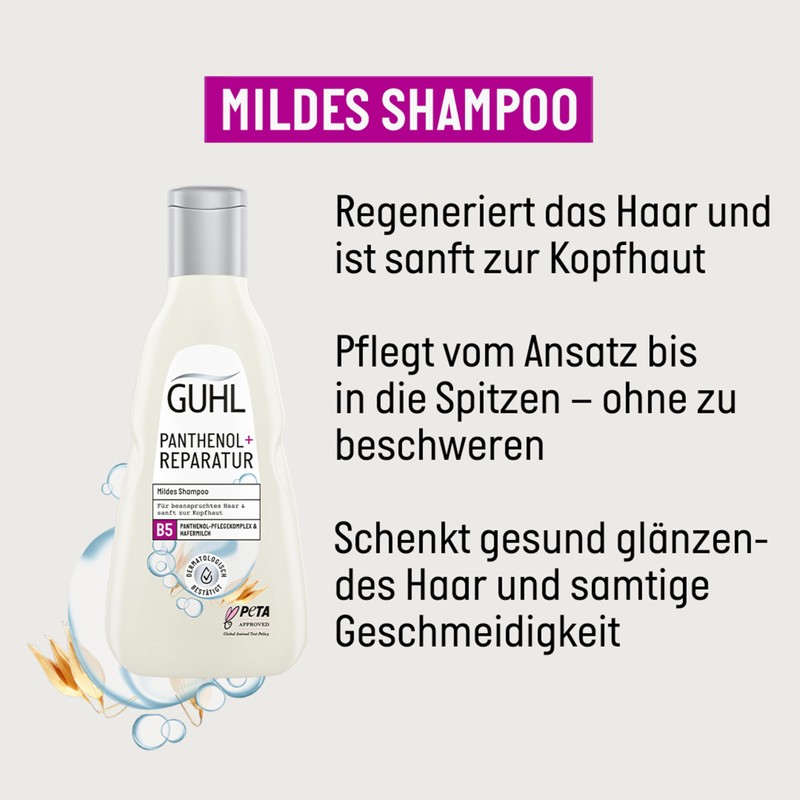 Guhl Panthenol + Repair Shampoo – Contents: 250 ml –