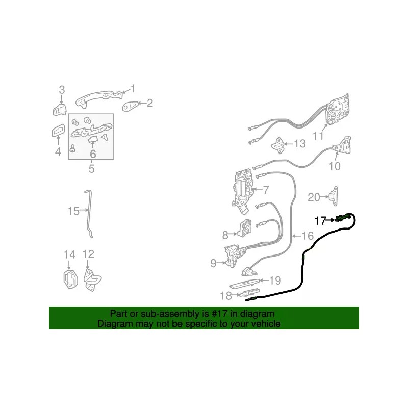 TOYOTA OEM 2011-2020 Toyota Sienna Control Assy, Slide Dr Half