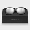 SIROKO - Recycled Oxford Sunglasses - Black/Silver Grey, Black/Silver Grey,