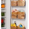 Bombinate Large Washed Craft Washable Storage Bag, Paper Brown, Food