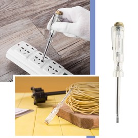 EMSea 125mm Profession Insulated Electrician Slotted Tester Pen 100V-500V AC