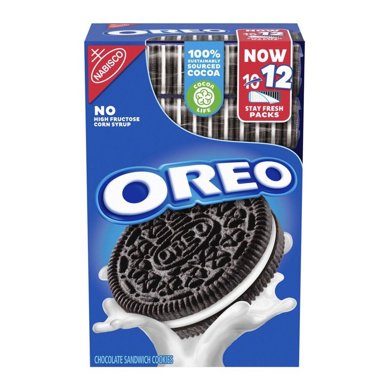 Oreo **2 Box **OREO Chocolate Sandwich Cookies (62.76 oz, 12