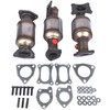 Complete Catalytic Converters (Bank1, 2 and Rear) Replacement for 2009-2015