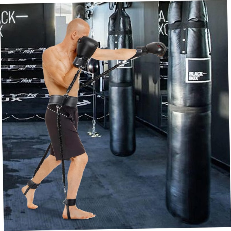 10PCS/Set Boxing Resistance Bands Adjustable Waist Strap Resistance Bands Set