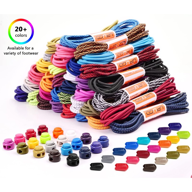 UpUGo Elastic Shoe Laces, No Tie Shoe Laces Tieless for