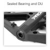 Pedal De Bicicleta Mtb Sellado Du Nylon Super Large M42