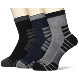 Gunze GH021 Men's Socks, GT Hawkins Durable, 3 Pairs Set, Short Length, Strong Deodorizing, A Assortment