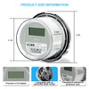 Digital Electric Meter,120V 2 Wire KWH Meter,Watt Meter, Used for