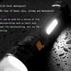 E-SHIDAI 4pcs Solar/Rechargeable Multi Function 1000 Lumens LED Flashlight, with