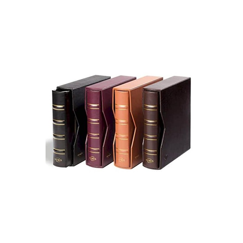 Leuchtturm 311809 Ringbinder NUMIS - Sammel-Ledermappe im Classic-Leder Design -