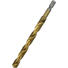 SK11 Hex Shank Normal Metal Drill Bit, Standard Length, 0.4 inches (9.0 mm)
