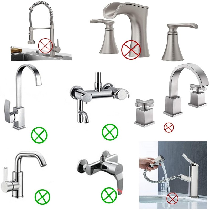 Flexible Tap Extension, Tap Attachment with 2 Modes, Water Tap