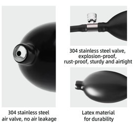 WANYI Air Pump Wedge Up Bag Car Pump Wedge Airbag Door Shim Powerful Alignment Tool Pneumatic Wedge Universal Pump Wedge Spreader Cushion Load Up to 300kg (Small Rectangle, 2 Pack)