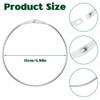 Classicseali 4PCS Large Key Rings,6 in Extra Large Key Ring,