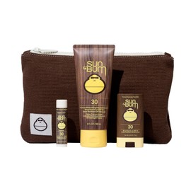 Sun Bum Road Tripper - Travel Sized Sun Care Pack with Sunscreen Lotion, Face Stick, and Lip Balm - SPF 30 Broad Spectrum UVA/UVB Protection - Hawaii 