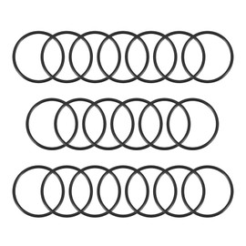 TOP-VIGOR 20Pcs Nitrile Rubber O-Rings, 31mm OD 29mm ID 1mm Width Metric Sealing Gasket, Rubber Washers O Rings Spacers for Faucet Plumbing Automotive Repair, Black
