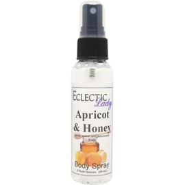 Apricot and Honey Body Spray, 2 ounces, Body Mist for Women with Clean, Light & Gentle Fragrance, Long Lasting Perfume with Comforting Scent for Men & Women, Cologne with Soft, Subtle Aroma For Daily
