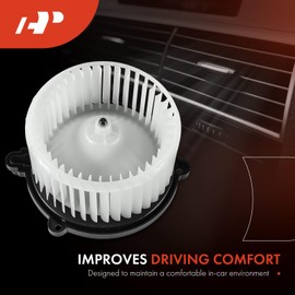 A-Premium HVAC Heater Blower Motor and Resistor Assembly Compatible with Kia & Hyundai Vehicles - Sportage 2007-2010, Tucson 2005 - Front Side, 2-PC Set, Replace# 971791F200