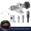 DIIOOMIEEU Blossom Thimble Drill Bit Lathe Tailstock Flower Center Turning