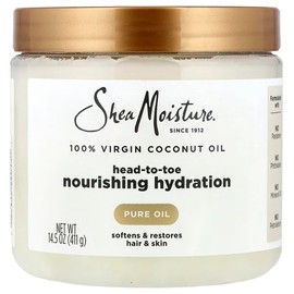 SheaMoisture for Dry Skin Nourishing Hydration 100% Extra Virgin Coconut Oil Soften and Restore Skin and Hair 14.5 oz