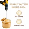 lasuroa Peanut Butter Stirrer 11.8 Inch Stainless Steel Nut Butter