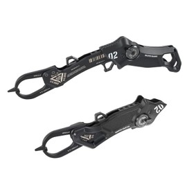 Dress Grasper Gradius 2.0 Fish Grip, Stealth Black, Fishing, Folding, Fishing Grip, Fish Gripper, Machined, Landing, Stainless Steel, Deformation, Big Fish Compatible Model