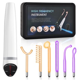 Hochfrequenzstab, iklestar Hochfrequenz Gerät Haare Kit mit Argon Neon Röhren, Professionelle Gesichts-Gerät für Hautpflege Home verwenden