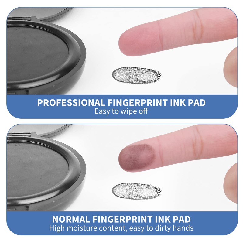 SAYEEC Fingerprint Ink Pad, Thumbprint Ink Pad for Office Notary
