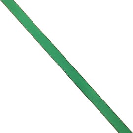 QIANF Cinta de satén de doble cara verde con borde dorado para envolver regalos, lazos para el pelo, decoración de bodas, manualidades, costura, tarjetas de invitación, ramos florales, Navidad, 1/4