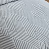 DuShow Cot Bed Duvet Cover Set, Cotton, Grey Line, Toddler