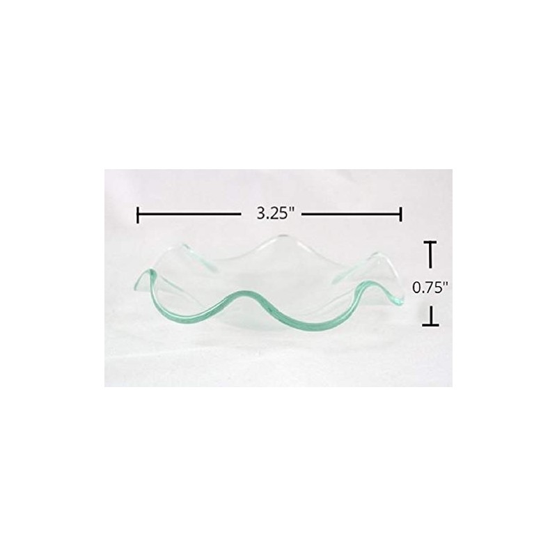 Small Replacement Glass Dish for Electric Lamps Oil and Tart