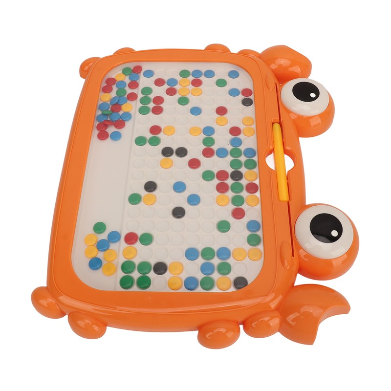 Magnetic Dot Drawing Board Cute Crab Shaped Doodle Board Educational