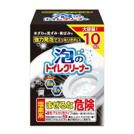 BULK LIFE Pixu Foam Toilet Cleaner, Chlorine Type, 1.4 oz (40 g), 10 Packets, Large Capacity