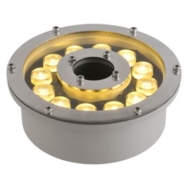 RSN LED Fountain Light 12W 12V DC Warm White Waterproof Grade IP68 LED Spot Light Landscape Lighting Suitable for Fountains, Waterfalls,Pond and Grass Land（Not Include 12V Transformer）