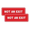 All Quality Standard Not an Exit Wall or Door Sign