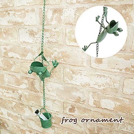 Murataya Sangyo 4825 Hanging Frog Pot, Object, 2.8 x 2.8 x 23.6 inches (7 x 7 x 60 cm)