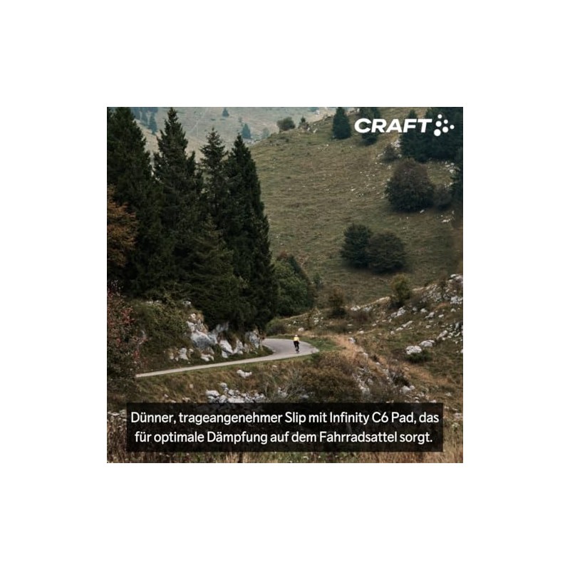 Craft Men's Greatness Bike Boxer, Black/White, Medium