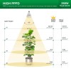 SANSI Full Spectrum LED Grow Light 90W/120W Adjustable Tripod Stand