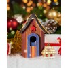 Patriotic Bird Houses for Outside Clearance with 1.5" Entrance Perch
