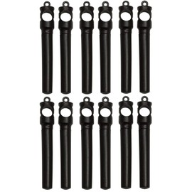 Sacacorchos portátil de plástico para botella de vino (12 unidades), color negro