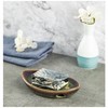 LungMongKol Shop Ceramic Soap Dish with Self Draining Tray for