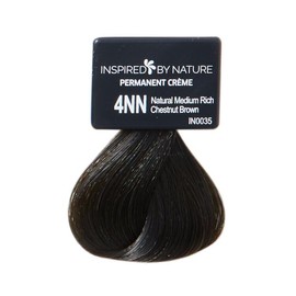 ion Cream Hair Color, Natural Medium Rich Chestnut Brown 4NN, Ammonia-Free, PPD Free, Vegan, 100% Naturally-Derived Polymers, Recyclable Packaging, Smoothening, 2 Ounce