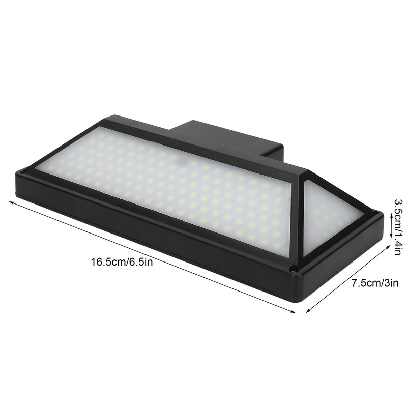 138 LEDs Motion Sensor Light Outdoor Waterproof Solar Wall Lamp