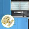 2 Piece Gold Glass Cabinet Hinge, Wine Cabinet Bookcase Door