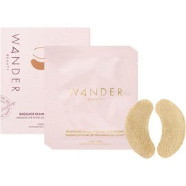 Wander Beauty Baggage Claim Gold Eye Masks
