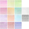 Sularpek 2300+Stück Glitzersteine Selbstklebend,14 Blätter Glitzersteine Gesicht, Strasssteine Selbstklebend,Glitzer Basteln